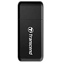 Transcend RDF5 - Lector de Tarjetas conector USB tipo A- USB 3.1 Gen 1- ranura SD y microSD- Negro